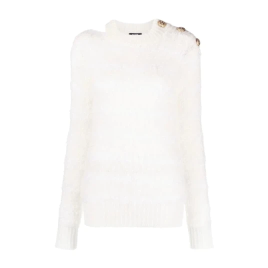 Balmain Balmain Dame Strikkevarer Beige M