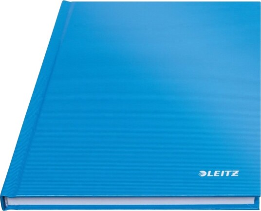 Leitz Solid   Notisbok   A5 148 X 210 Mm   80 Ark / 160 Sider   Rutet   Lyseblå   Plast