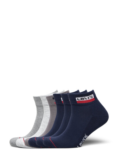 Levi"s® Levis Mid Cut Sprtwr Logo 6P Ecom - Navy - 35-38
