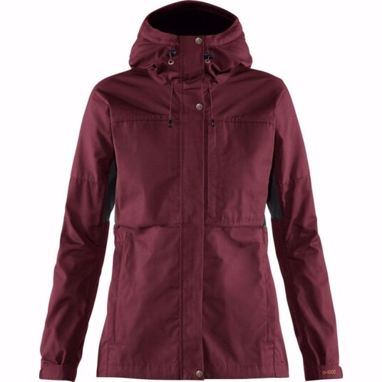 Fjellreven Kaipak Jacket W Dark Garnet-Dark grey XL