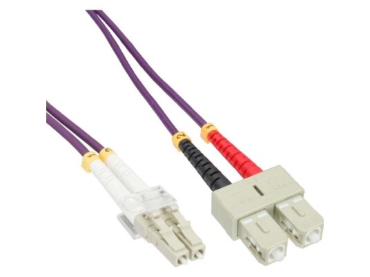 Inline Lc/Sc 7,5 M 7,5 M Om4 2X Lc 2X Sc