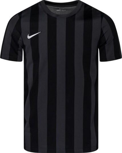 Nike Spillerdrakt Df Striped Division Iv - Antrasitt/svart/hvit Barn, størrelse S: 128-137 cm