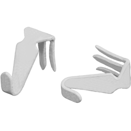 CASTOR GIPS HOOK 25 HVIT P4 CASTOR GIPS HOOK 25 HVIT P4