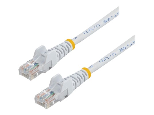 StarTech 0.5m Cat5e Snagless Ethernet Koblingskabel RJ-45 Hvit StarTech 0.5m Cat5e Snagless Ethernet Koblingskabel RJ-45 Hvit