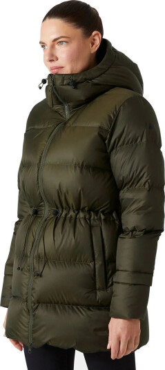 Helly Hansen Essence Dunparkas Dame Grønn Brun XL