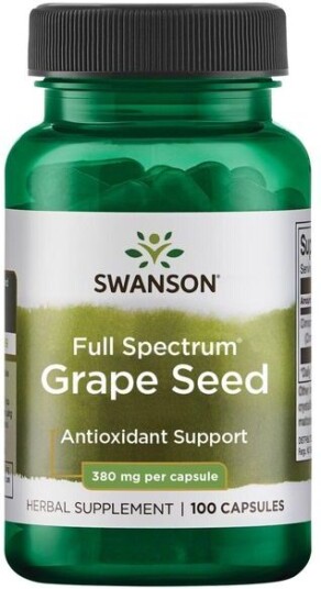 Swanson Grape Seed - Druekjernefrø - 100 Kapsler