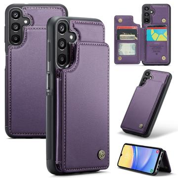 Samsung Galaxy A15 Caseme C22-etui RFID-kortlommebok lilla