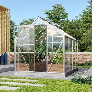 Vitavia Venus drivhus 5 m2 glass eloksert aluminium Vitavia Venus drivhus 5 m2 glass eloksert aluminium