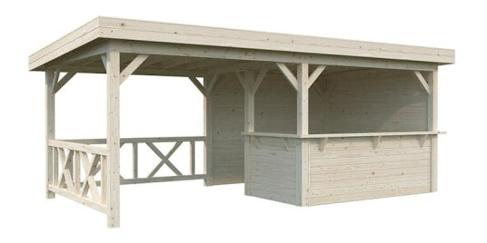 Paviljong Palmako Lenna 16,6 m2 Set 310 Paviljong Palmako Lenna 16,6 m2 Set 310