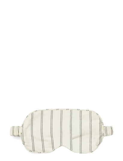 STUDIO FEDER Selma Eyemask - Cotton - Cream - ONE SIZE