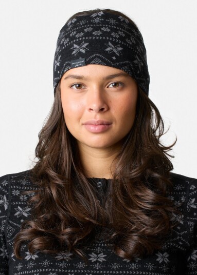 Swedemount Idre Wool Headband Black Onesize Treningstilbehør Swedemount Idre Wool Headband Black Onesize Treningstilbehør
