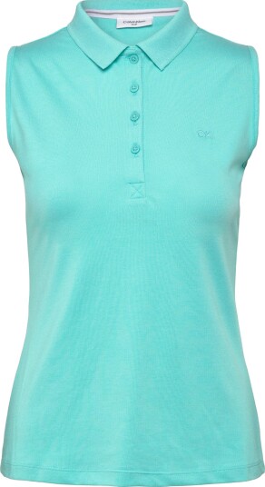 Calvin Klein Golf S/Less Peformance Cotton Pique Polo Blue L