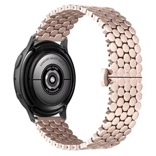 Beline Klokkereim 20mm Metal Honeycomb rosa gull/rosegull boks Beline Klokkereim 20mm Metal Honeycomb rosa gull/rosegull boks