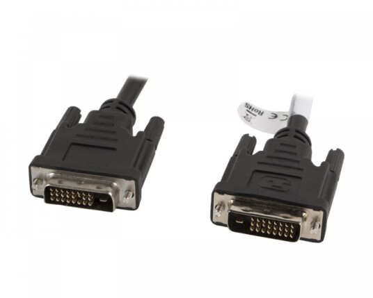 DVI D til DVI D 24+1 Dual Link Kabel 1.8 Meter