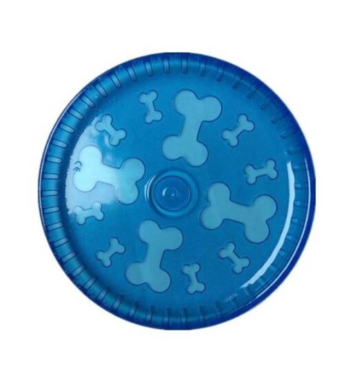 Blå Myk Frisbee Til Hund