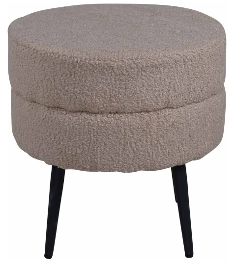 Venture Design Pot sittepuff Beige/svart 40 cm Beige