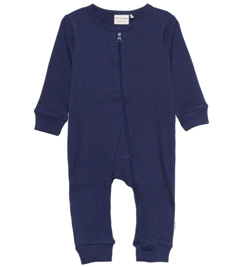 Minymo Sleep overall Rib Dark Navy Minymo Sleep overall Rib Dark Navy