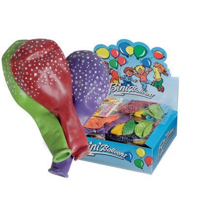 Bini Balloons Bini Balloons Balloons Balloons Stars Ass farger Ø29cm 6 stk