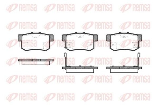 Bremseklosser REMSA 0325.02 Bremseklosser REMSA 0325.02