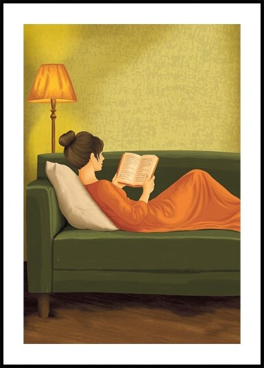 Minimalist Green Portrait Woman Reading | Earth Tones | Vintage European | Bedroom Wall Decor | Female Abstract Print | Book Lover | Emerald Plakat Pl Minimalist Green Portrait Woman Reading | Earth Tones | Vintage European | Bedroom Wall Decor | Female Abstract Print | Book Lover | Emerald Plakat Pl