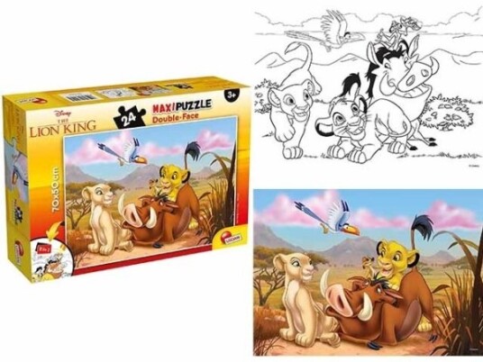 Lisciani Puzzle Df Supermaxi 24 Lion King 3 År