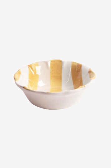 PICK A POPPY   Bolle Stripe 15cm   Gul