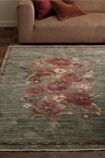 &Home Teppe Lantana Rose Grønn &Home Teppe Lantana Rose Grønn