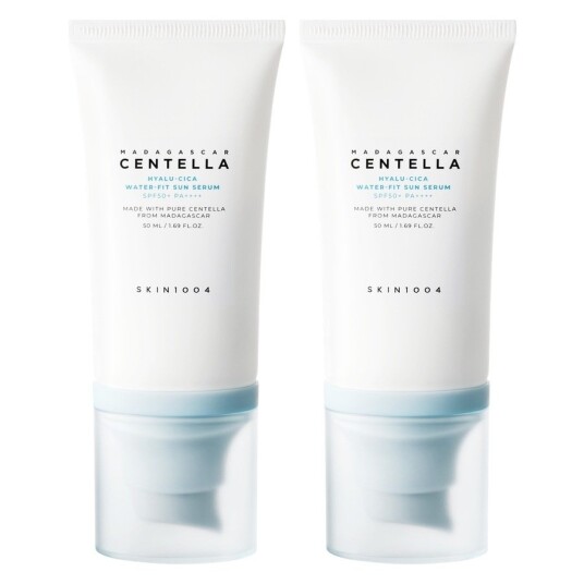 SKIN1004 Madagascar Hyalu-Cica Water-Fit Solserum 2x50ml med SPF 50 SKIN1004 Madagascar Hyalu-Cica Water-Fit Solserum 2x50ml med SPF 50