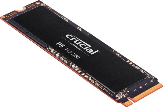 Crucial P5 1TB M.2 PCIe NVMe SSD Crucial P5 1TB M.2 PCIe NVMe SSD