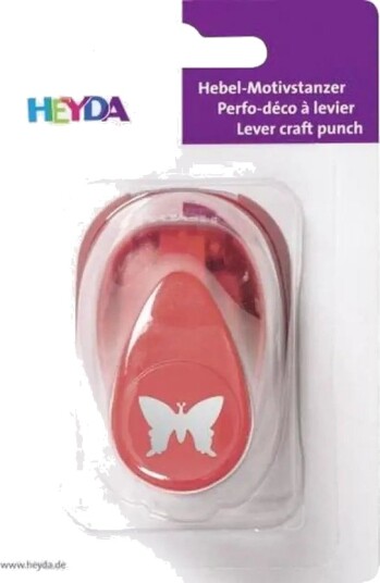 Heyda Fandy Dekorativ Hullstans 17 Mm Sommerfugl