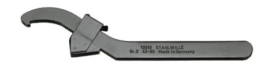 Stahlwille 12910 1, Hakenøkkel, Svart, 20,42 Mm, 90 G, 1 Stykker