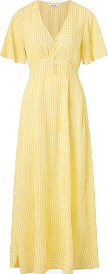 BubblerooMaxikjole Butterfly Sleeve Viscose Maxi Dress Gul BubblerooMaxikjole Butterfly Sleeve Viscose Maxi Dress Gul