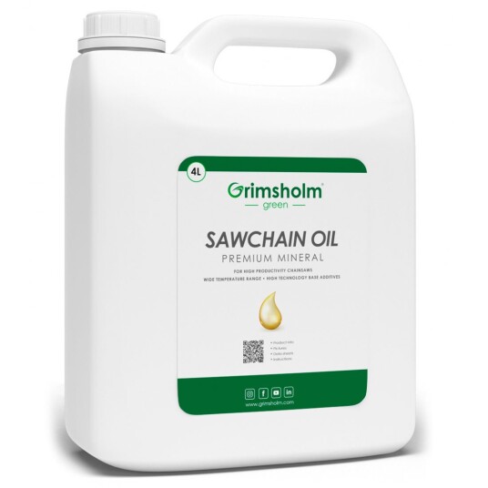 Grimsholm Premium Mineralolje til Motorsag 4 liter Grimsholm Premium Mineralolje til Motorsag 4 liter
