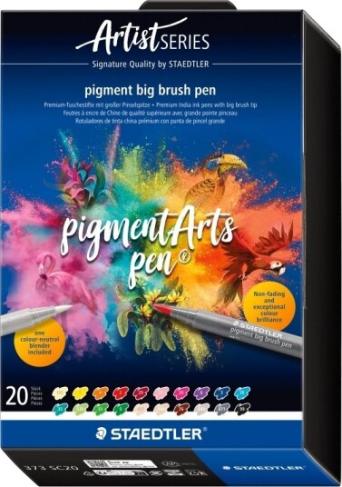 Brush Pigmentpen Big 20 + Multi Ink