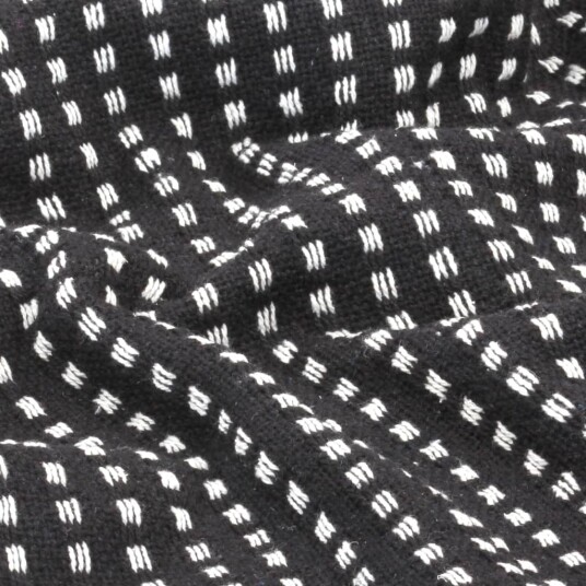 vidaXL Pledd bomull rutetmønster 220x250 cm svart vidaXL Pledd bomull rutetmønster 220x250 cm svart