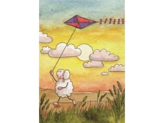 Sharon Postcard With A Coloring Book - It Will Shine Above You