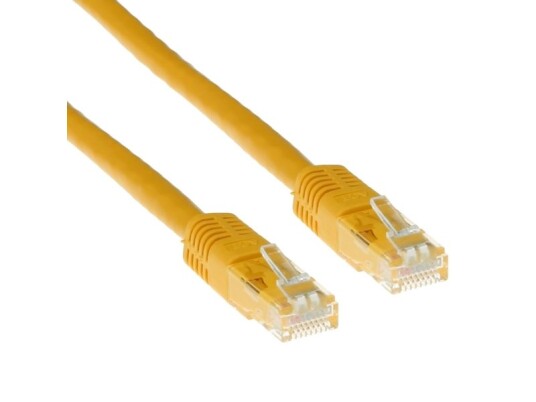Act Yellow 2 Meter U/Utp Cat6a Patch Cable With Rj45 Connectors. Cat6a U/Utp Yellow 2.00M (Ib4102)