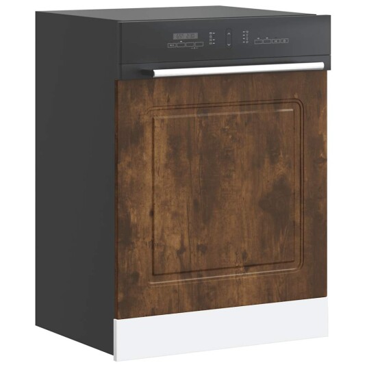  Oppvaskmaskin panel Kalmar røkt eik 60x1,5x67 cm konstruert tre 8721158420084