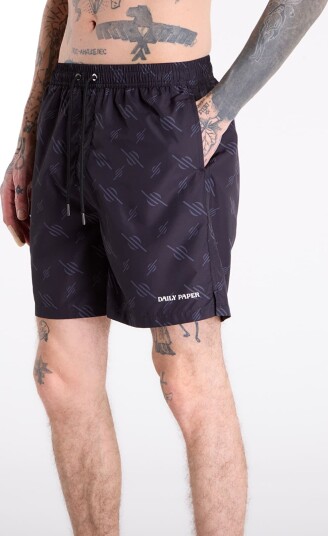 Daily Paper Irregular Monogram Swimshorts Black XS Daily Paper Irregular Monogram Swimshorts Black XS