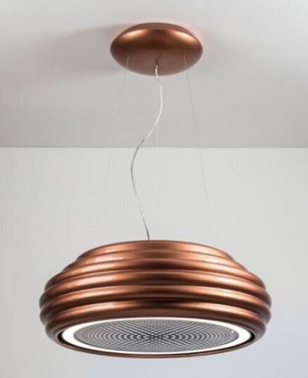 Witt BeehiveFREECOPPER Fritthengende Ventilator i Kobber med Belysning Witt BeehiveFREECOPPER Fritthengende Ventilator i Kobber med Belysning