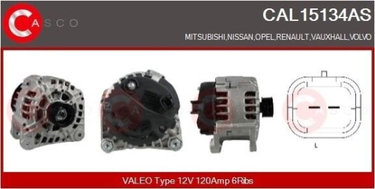 Dynamo CASCO CAL15134AS Dynamo CASCO CAL15134AS