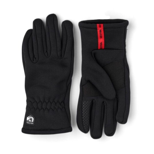 Hestra Touch Point Fleece Liner Jr. 5f Svart 8-9 år