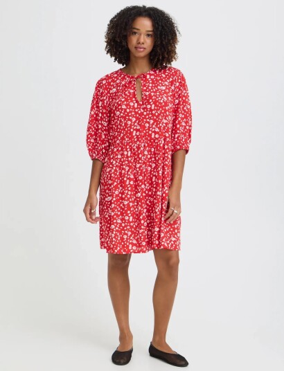 ICHI Ihmarrakech Aop Dr23   Red   XXL