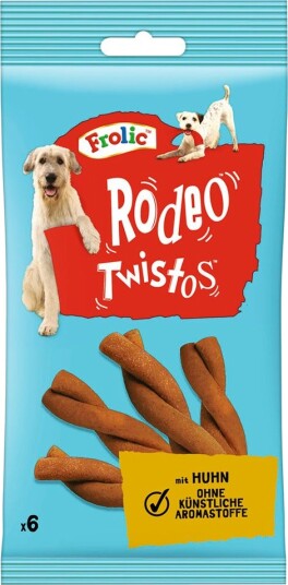 Frolic Rodeo Twistos Med 18 X 6 Stk Kylling