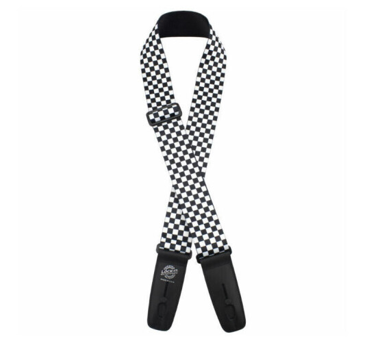 D'Andrea Lock-It Strap 2" Plush Poly Checkerboard