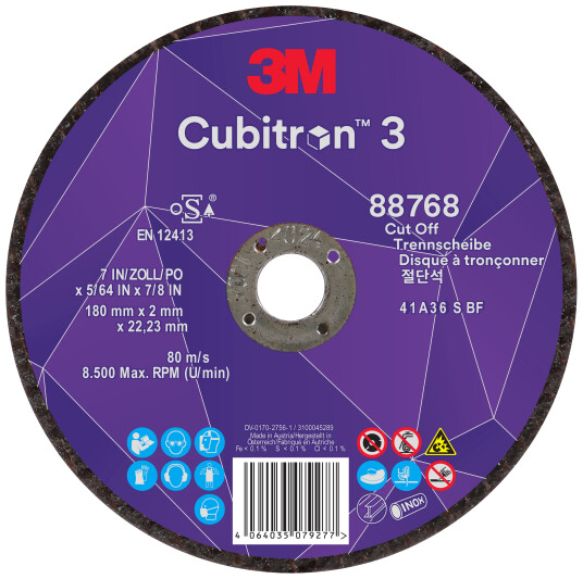 Cubitron 3 kappeskive T41 180Ã2,0mm