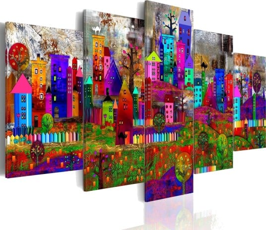 Bilde The City Of Expression 200x100 Artgeist sp. z o. o.