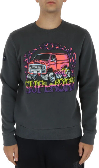 Superdry Herre Gensere & Hettegensere Grå L,