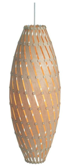 David Trubridge - Ebb Roll Pendel Natural David Trubridge - Ebb Roll Pendel Natural