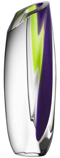 Kosta Boda Saraband Vase Lilla/Grøn Kosta Boda Saraband Vase Lilla/Grøn